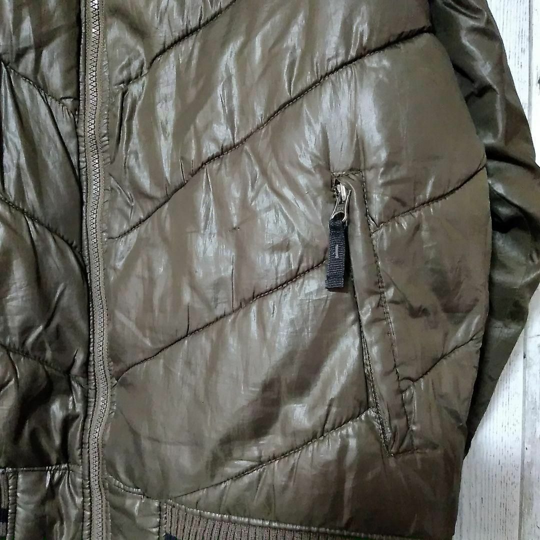 AIRWALK(エアウォーク)の《AIRWALK》 メンズ 中綿ブルゾン XL ダウン ジャンパー  グリーン メンズのジャケット/アウター(ダウンジャケット)の商品写真