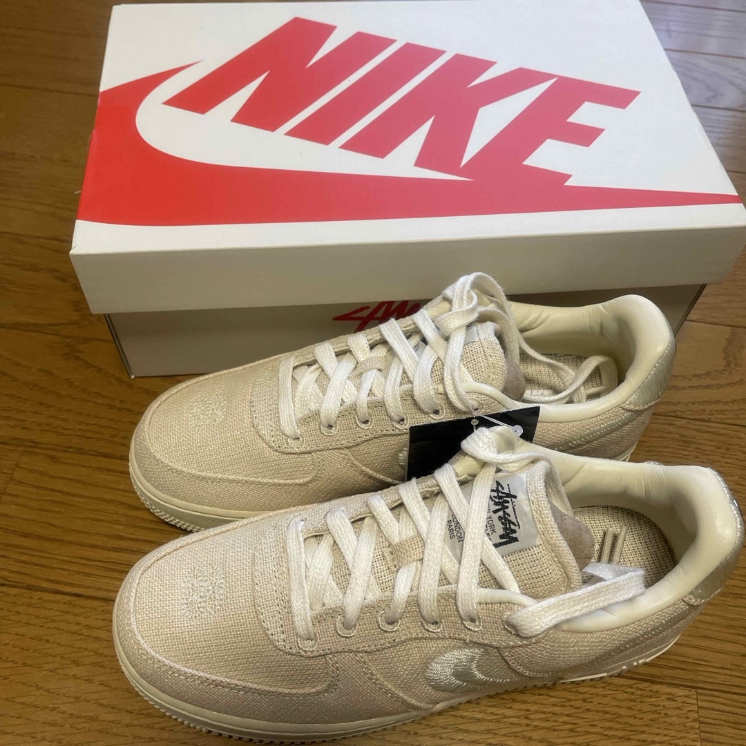 エアフォース1 LOW stussy nike スニーカー　24.5センチ | フリマアプリ ラクマ