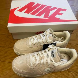 ステューシー(STUSSY)のエアフォース1 LOW stussy nike スニーカー　24.5センチ(スニーカー)