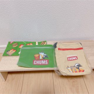 マクドナルド 福袋　2023年 CHUMS ミニショルダーバッグ クリーナー(ノベルティグッズ)