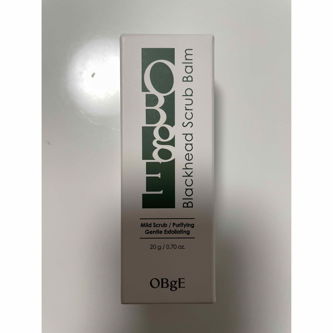 OBgE オブジェ ブラックヘッド スクラブ バーム 20g コスメ/美容のスキンケア/基礎化粧品(クレンジング/メイク落とし)の商品写真