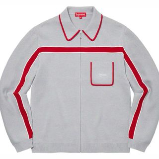 シュプリーム(Supreme)のSupreme Chest Stripe Zip Up Cardigan(カーディガン)