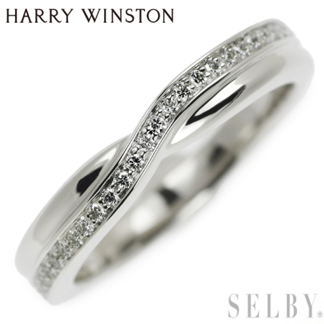 HARRY WINSTON(ハリーウィンストン)のハリーウィンストン Pt950 ダイヤモンド リング ワンロウパヴェ レディースのアクセサリー(リング(指輪))の商品写真