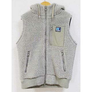 ヘリーハンセン(HELLY HANSEN)の【秋物 新入荷】☆HELLY HANSEN/ヘリーハンセン☆ボアベスト/FIBERPILE THERMO VEST/フード/ポケット/カジュアル/ノースリーブ アイボリー×ベージュ レディース L【中古】秋冬 711132(ベスト/ジレ)