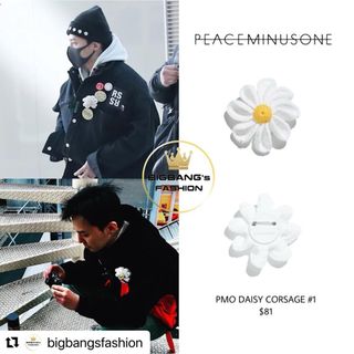 ピースマイナスワン(PEACEMINUSONE)のpeaceminusone PMO DAISY CORSAGE #1(Tシャツ/カットソー(半袖/袖なし))