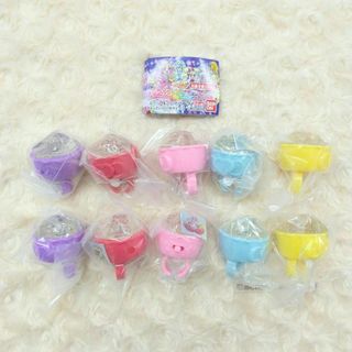 HUGっと！プリキュア ミライクリスタルライト 全10種 フルコンプ ガチャ(キャラクターグッズ)