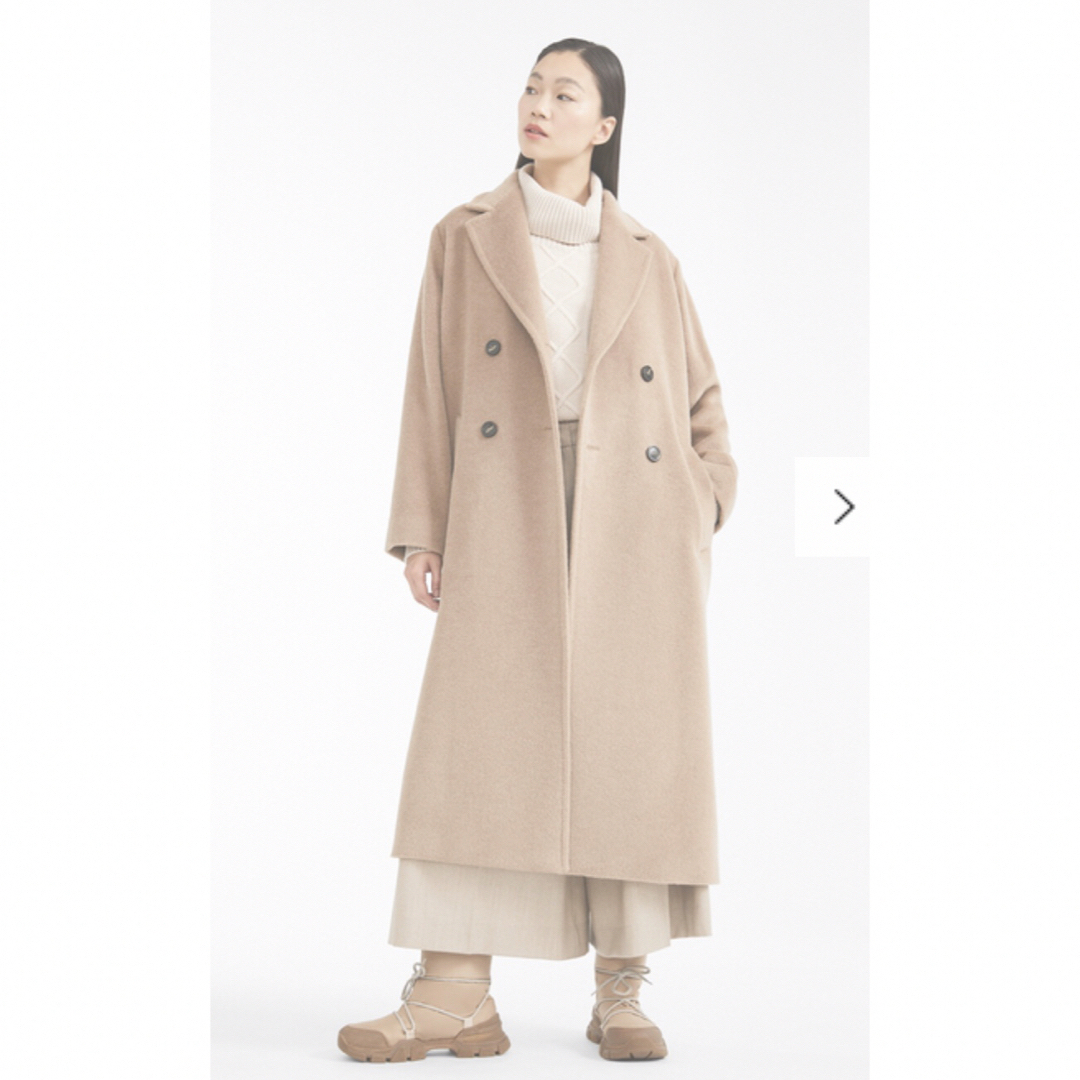 Weekend Max Mara(ウィークエンドマックスマーラ)のマックスマーラ ウィークエンド ウール アルパカ ロングコート  レディースのジャケット/アウター(ロングコート)の商品写真