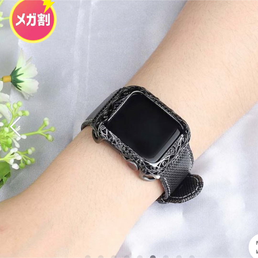 Apple Watch 保護ケース 交換カバー キラキラ 38/40mm スマホ/家電/カメラのスマホアクセサリー(モバイルケース/カバー)の商品写真