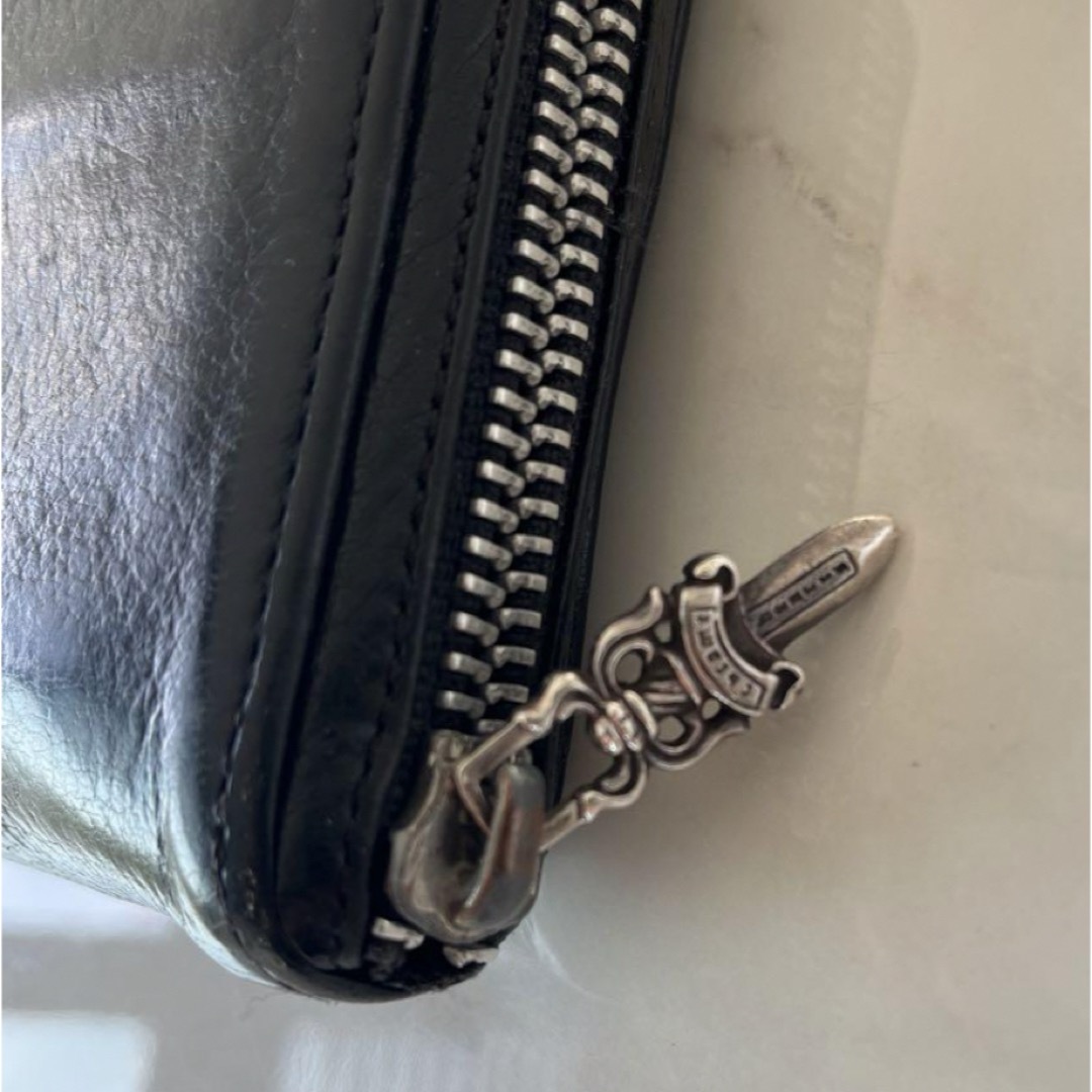 Chrome Hearts(クロムハーツ)のクロムハーツ REC F ZIP PLANE ラウンドジップレザーウォレット財布 メンズのファッション小物(長財布)の商品写真