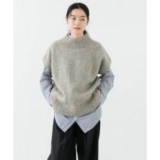 カグレ(かぐれ)の新品◎かぐれ◎ペルーワイドニットベスト//GRAY(ベスト/ジレ)