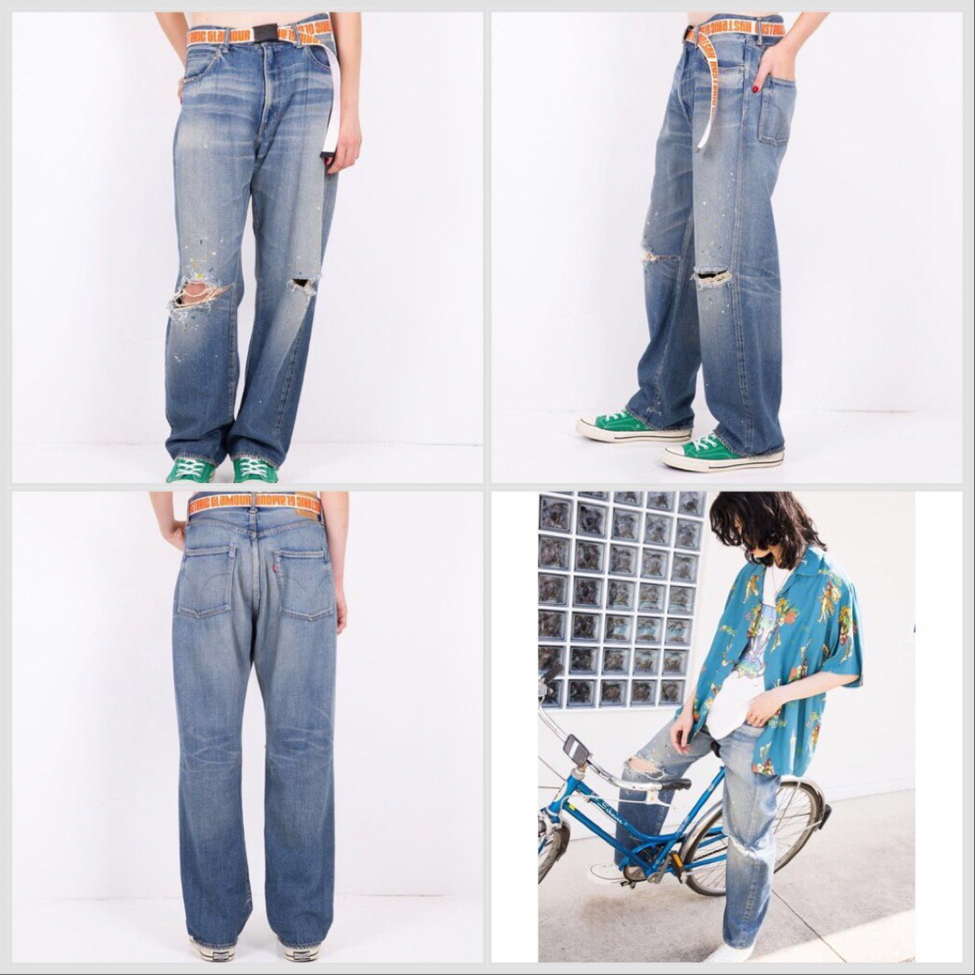 HYSTERIC GLAMOUR - ヒステリックグラマー RAPK加工 60'S XXストレート