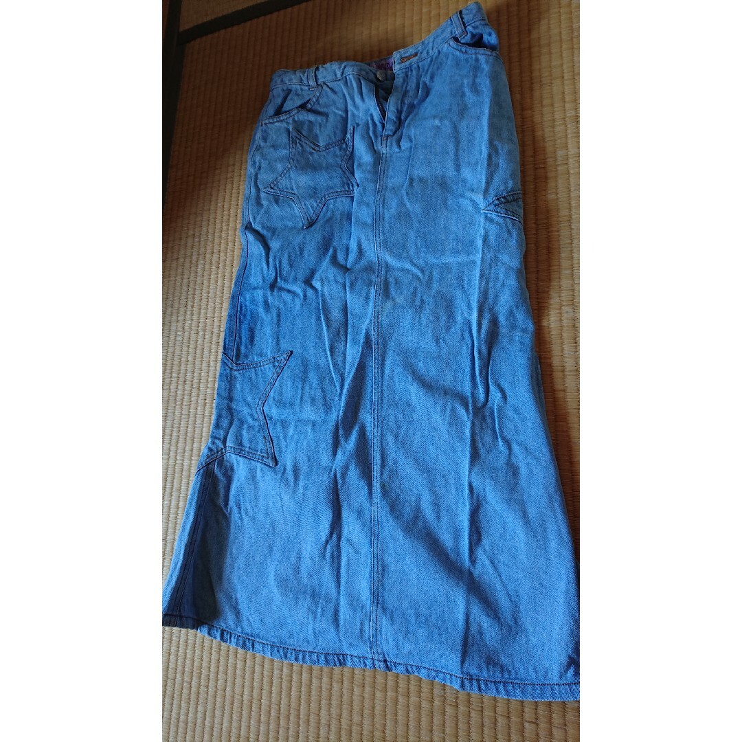 ジーンズスカートチューリップ型 レディースのスカート(ロングスカート)の商品写真