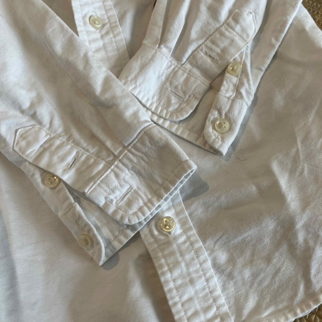 Ralph Lauren(ラルフローレン)のラルフローレン　白　シャツ　gap　90 24M ポロ　ビッグポニー　ポロベア キッズ/ベビー/マタニティのキッズ服男の子用(90cm~)(ブラウス)の商品写真