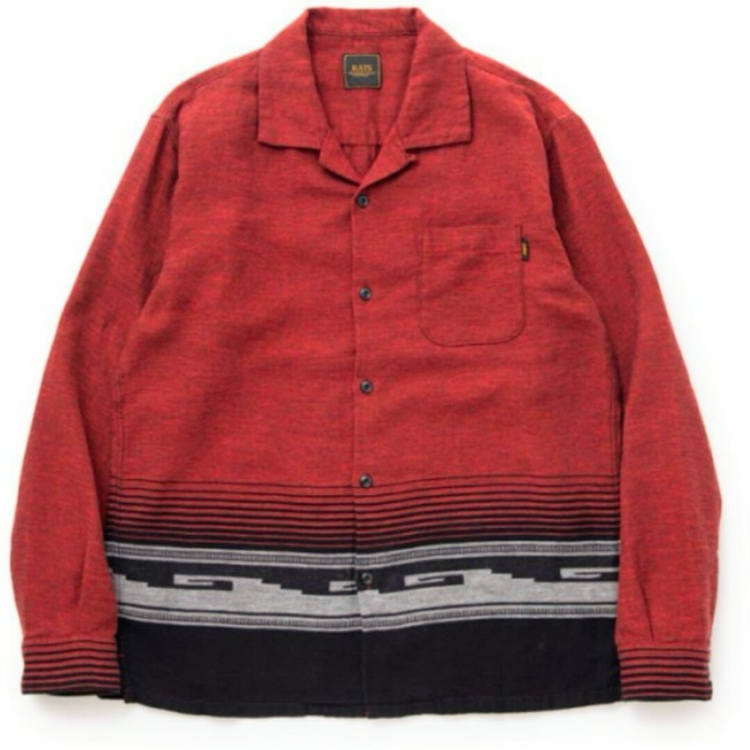 キムタク　私物　RATS NATIVE JAQUARD SHIRT M