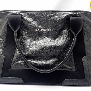 バレンシアガ(Balenciaga)のBALENCIAGA バレンシアガ エクスクルーシブライン カバス ソフト ラムスキン トート バッグ ブラック339933 1000 D 535269 中古B 【送料無料】 A-8280【質屋出品】(トートバッグ)