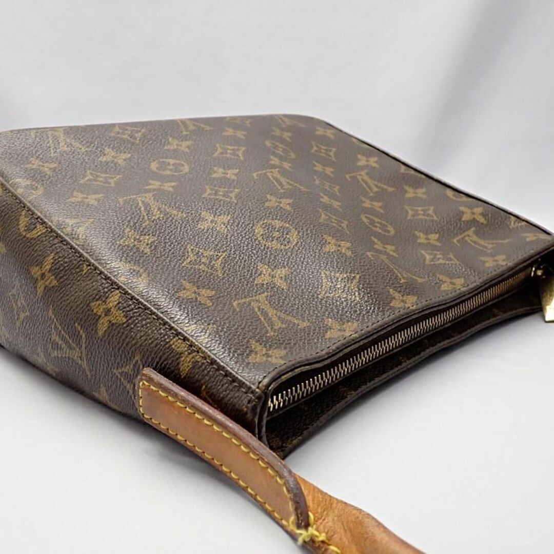 LOUIS VUITTON ルイ ヴィトン モノグラム ショルダーバッグ ルーピングMM M51146 FL0072 B- 【送料無料】 A-8281【質屋出品】角すれ型崩れ汚れハンドル