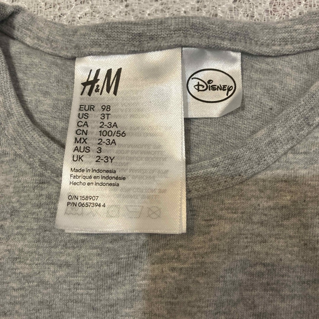 Disney(ディズニー)の新品未使用　101匹わんちゃん　長袖ロンパース　ディズニー　H&M キッズ/ベビー/マタニティのキッズ服女の子用(90cm~)(パジャマ)の商品写真