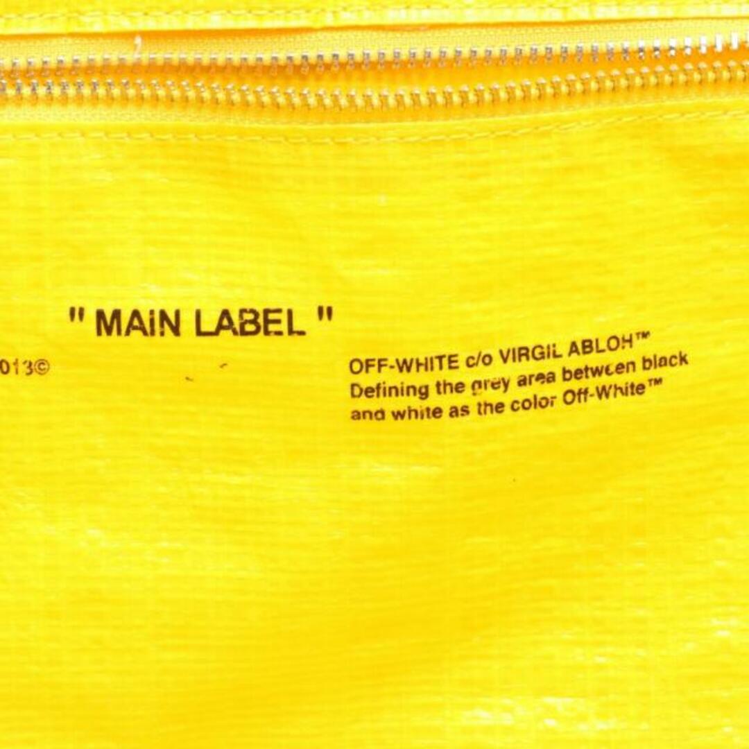 OFF-WHITE(オフホワイト)のNEW COMMERCIAL TOTE ショルダーバッグ トートバッグ ポリエチレン イエロー ブラック 2WAY レディースのバッグ(トートバッグ)の商品写真