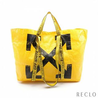 オフホワイト(OFF-WHITE)のNEW COMMERCIAL TOTE ショルダーバッグ トートバッグ ポリエチレン イエロー ブラック 2WAY(トートバッグ)