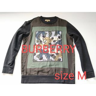 バーバリー(BURBERRY)のBURBERRYLONDON バーバリーロンドン シルクスウェットシャツ M(スウェット)