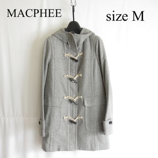 MACPHEE - MACPHEE ウール ダッフルコート アウター ジャケット 38 厚手 グレー