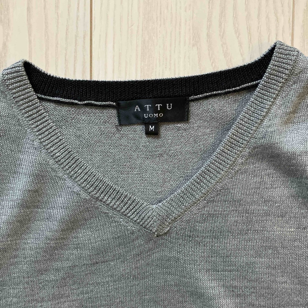 ATTU UOMO☆MENSニットベスト M メンズのトップス(ベスト)の商品写真