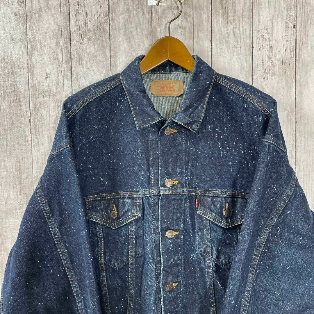 Levi's(リーバイス)の80年代　ボタン裏523　70507　デニムジャケット　サイズＸＬ　メンズ　古着 メンズのジャケット/アウター(Gジャン/デニムジャケット)の商品写真