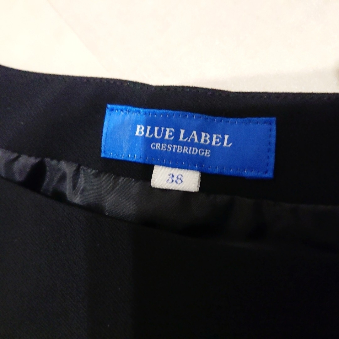 BURBERRY BLUE LABEL(バーバリーブルーレーベル)の新品 BURBERRY ブルーレーベル  ワンピース  38 ブラック レディースのワンピース(ひざ丈ワンピース)の商品写真