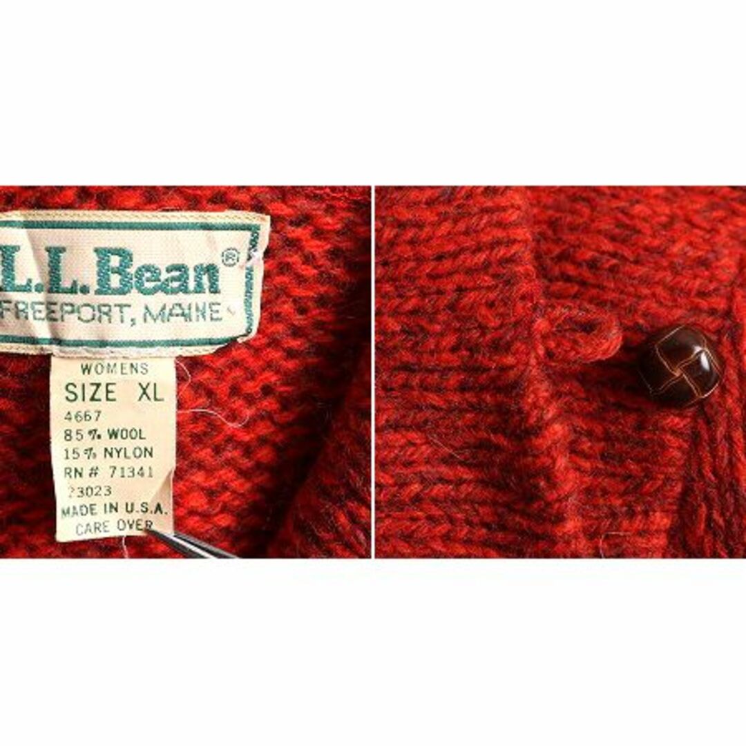 古着人気アイテム 80s - L.L.Bean USA製 ウール ショールカラー エルエルビーン 男性用