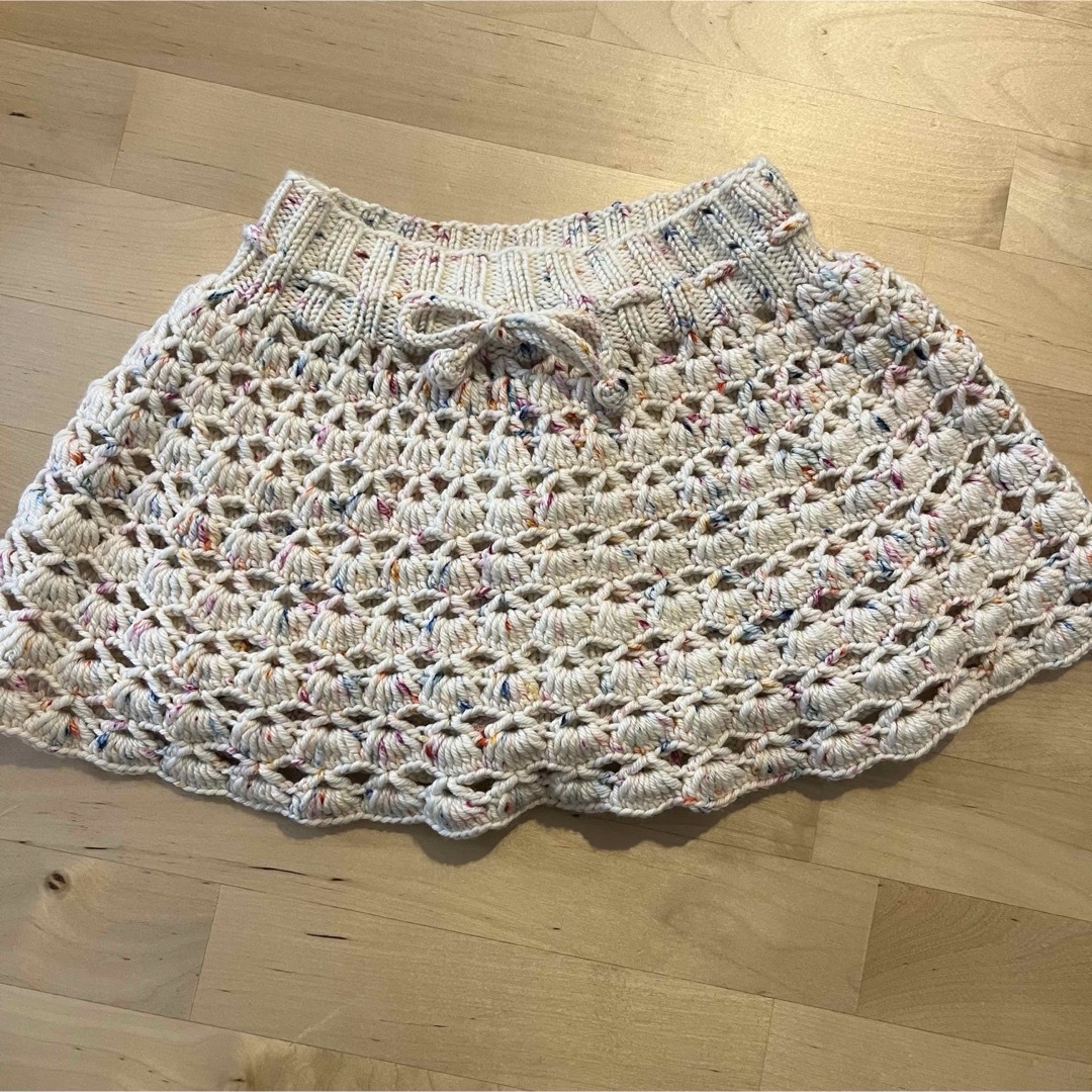 Misha & Puff(ミーシャアンドパフ)のmisha and puff Crochet Skating Skirt  キッズ/ベビー/マタニティのキッズ服女の子用(90cm~)(スカート)の商品写真