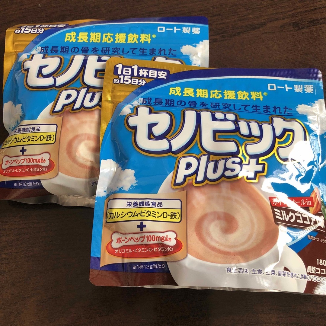 ロート製薬(ロートセイヤク)のセノビックplusミルクココア味　 食品/飲料/酒の健康食品(その他)の商品写真