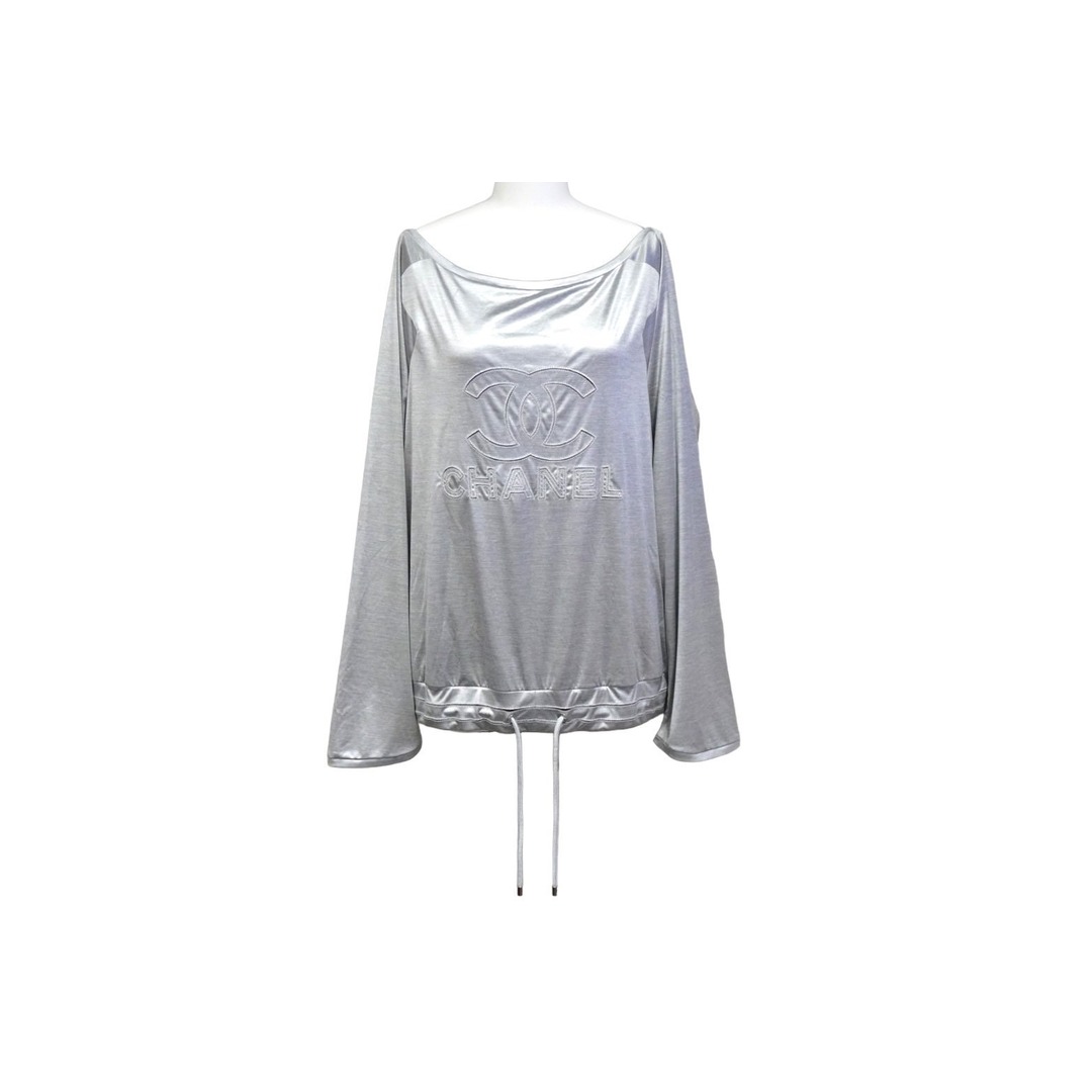 CHANEL - CHANEL シャネル 長袖Tシャツ ビッグCCロゴTシャツ CHANEL - CHANEL シャネル 長袖Tシャツ ビッグCCロゴTシャツ