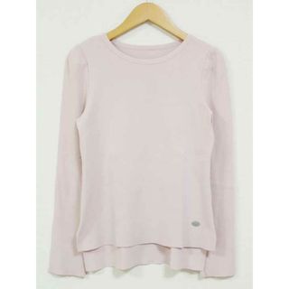 フォクシー(FOXEY)の【新規値下げ】☆FOXEY BOUTIQUE/フォクシーブティック☆スリムセーター/35309/ニット/バックロング/シンプル/無地/長袖 ピンク レディース 38【中古】秋冬 519032(ニット/セーター)