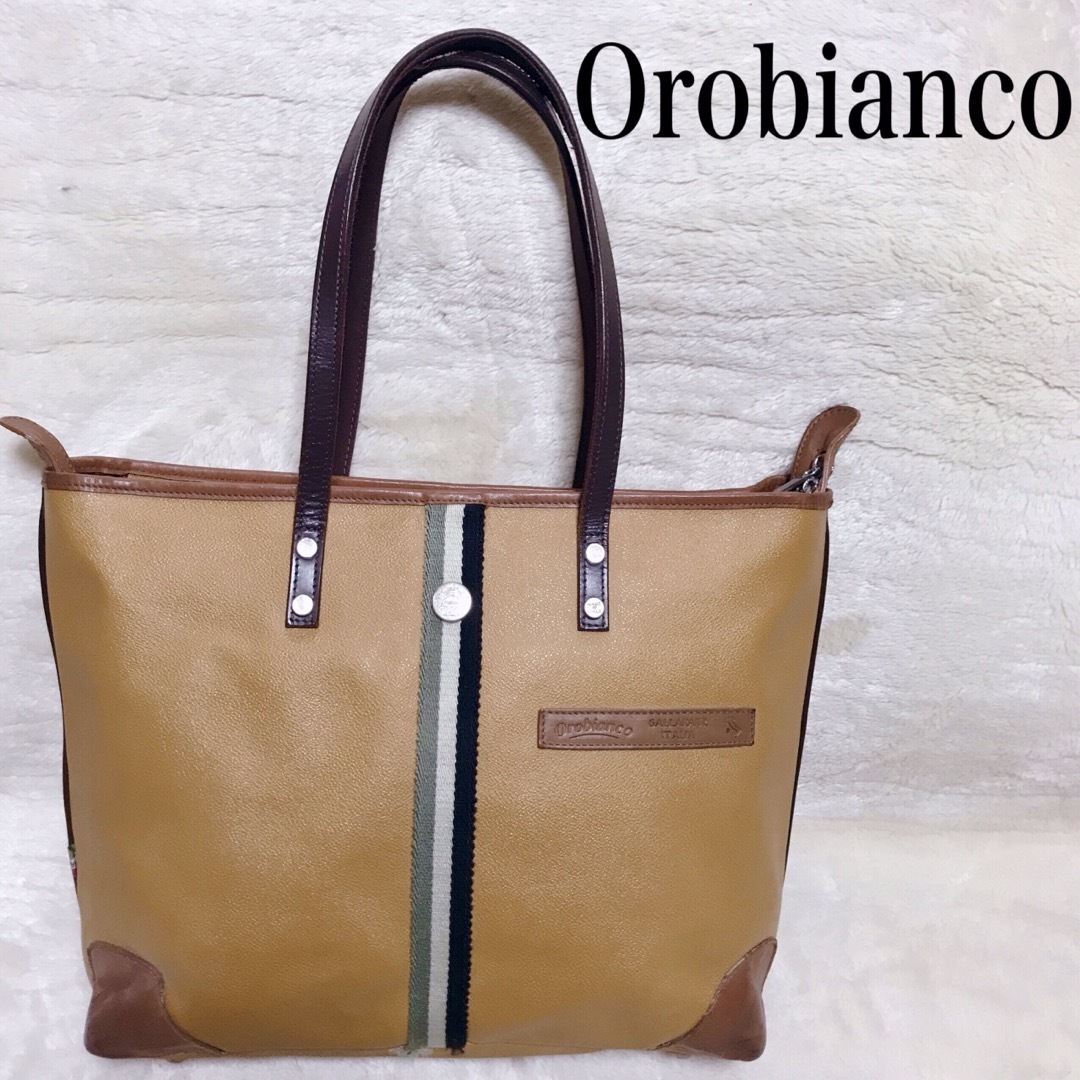 Orobianco - 大容量 Orobianco PVCレザー トートバッグ 船形