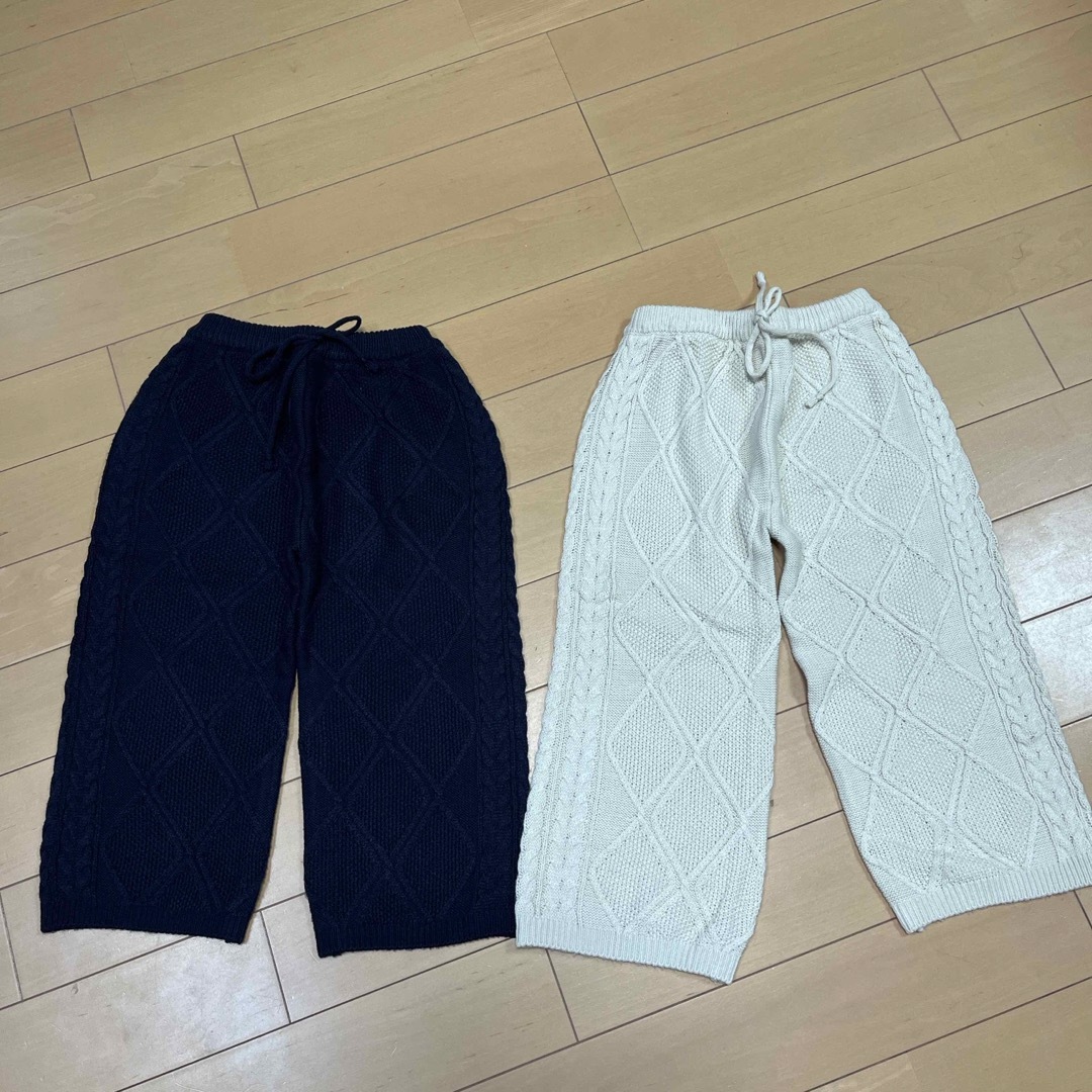 韓国服　ニットズボン キッズ/ベビー/マタニティのキッズ服女の子用(90cm~)(パンツ/スパッツ)の商品写真