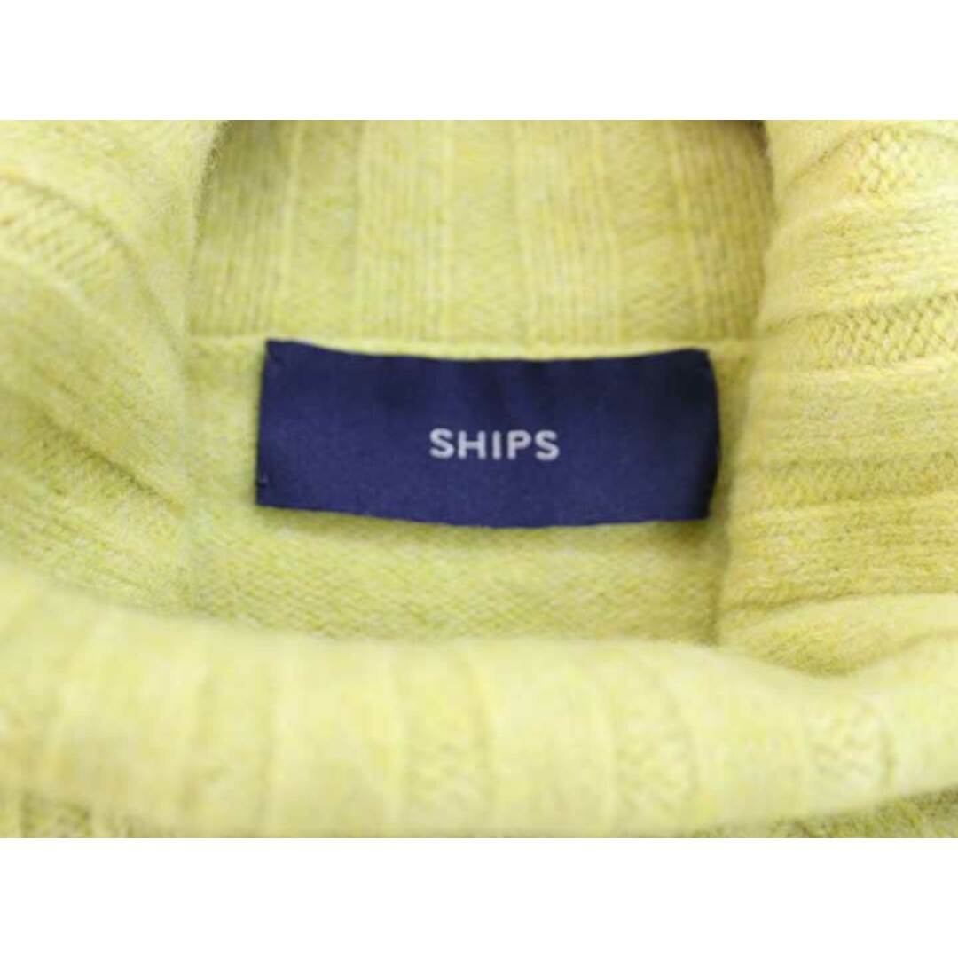 SHIPS(シップス)の▼SHIPS/シップス▼ウールカシミヤタートルネックプルオーバー/長袖/ニット/防寒/首元あったか/華やか/オフィス/ビジネス/通勤/きれいめ/上品/清楚/カジュアル ライトグリーン/黄緑 レディース 【中古】秋冬 409032 レディースのトップス(ニット/セーター)の商品写真