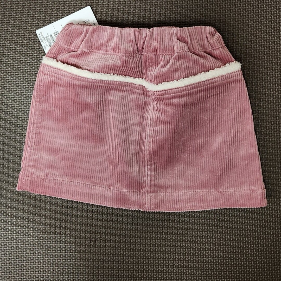 SLAP SLIP(スラップスリップ)の新品未使用　SLAP  SLIP　コーデュロイ　スカート　ピンク　100 キッズ/ベビー/マタニティのキッズ服女の子用(90cm~)(スカート)の商品写真