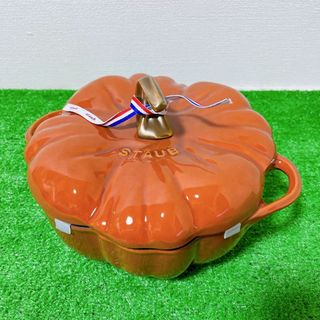 ストウブ(STAUB)のパンプキンココット24cm STAUB ストウブ シナモンオレンジ 入手困難(鍋/フライパン)