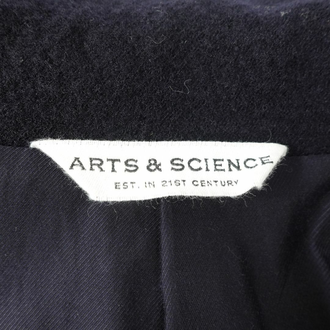 ARTS&SCIENCE(アーツアンドサイエンス)のarts&science　ロングコート　ネイビー　1　アーツアンドサイエンス メンズのジャケット/アウター(トレンチコート)の商品写真