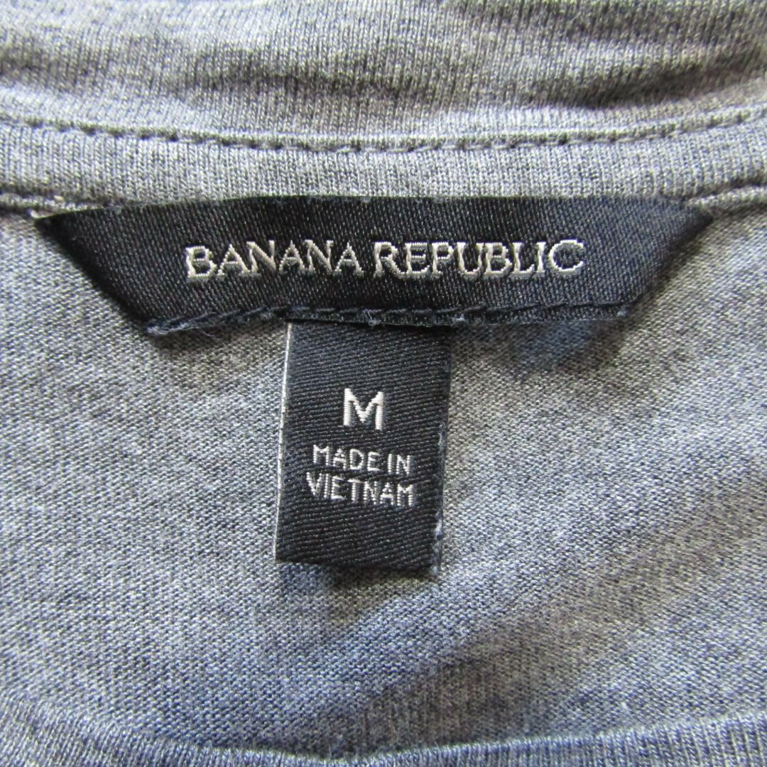 Banana Republic(バナナリパブリック)のBANANA REPUBLIC　バナナ・リパブリック　ロゴ入りロングシャツ レディースのトップス(Tシャツ(長袖/七分))の商品写真