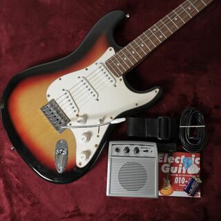 【6843】 SELDER  Stratocaster 初心者セット 付属品多数(エレキギター)
