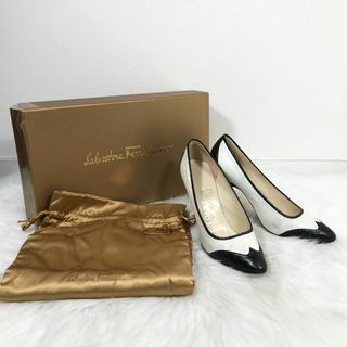 サルヴァトーレフェラガモ(Salvatore Ferragamo)のSalvatore Ferragamo フェラガモ レザー パンプス(ハイヒール/パンプス)