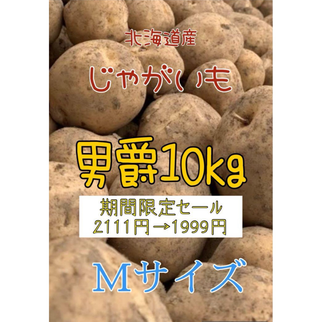 北海道産じゃがいも男爵10kg 食品/飲料/酒の食品(野菜)の商品写真