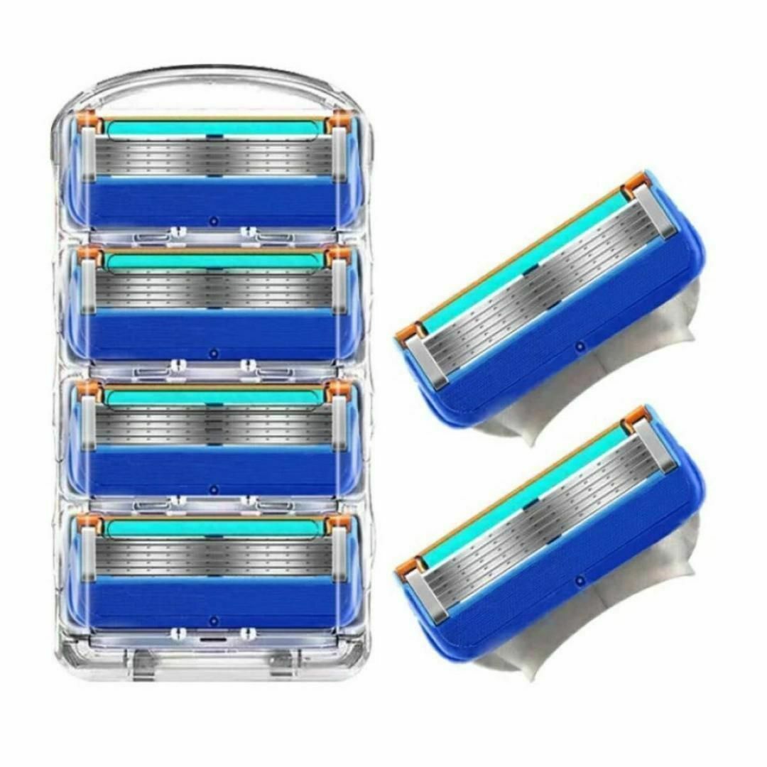 ジレット フュージョン 互換替刃 16個セット 5枚刃 替刃 髭剃り カミソリ コスメ/美容のシェービング(カミソリ)の商品写真
