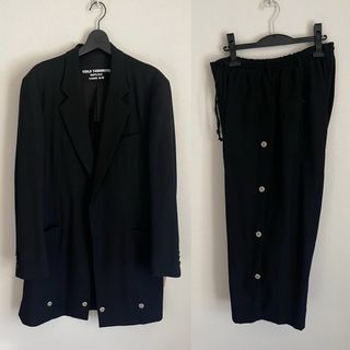 ジャケット/アウター【極美品】Yohji Yamamoto ウールギャバジン アイレットセットアップ