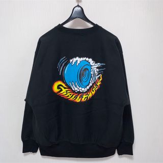 ネイバーフッド(NEIGHBORHOOD)の黒L【CHALLENGER】WHEELS SWEAT／新品タグ付／送料込(スウェット)