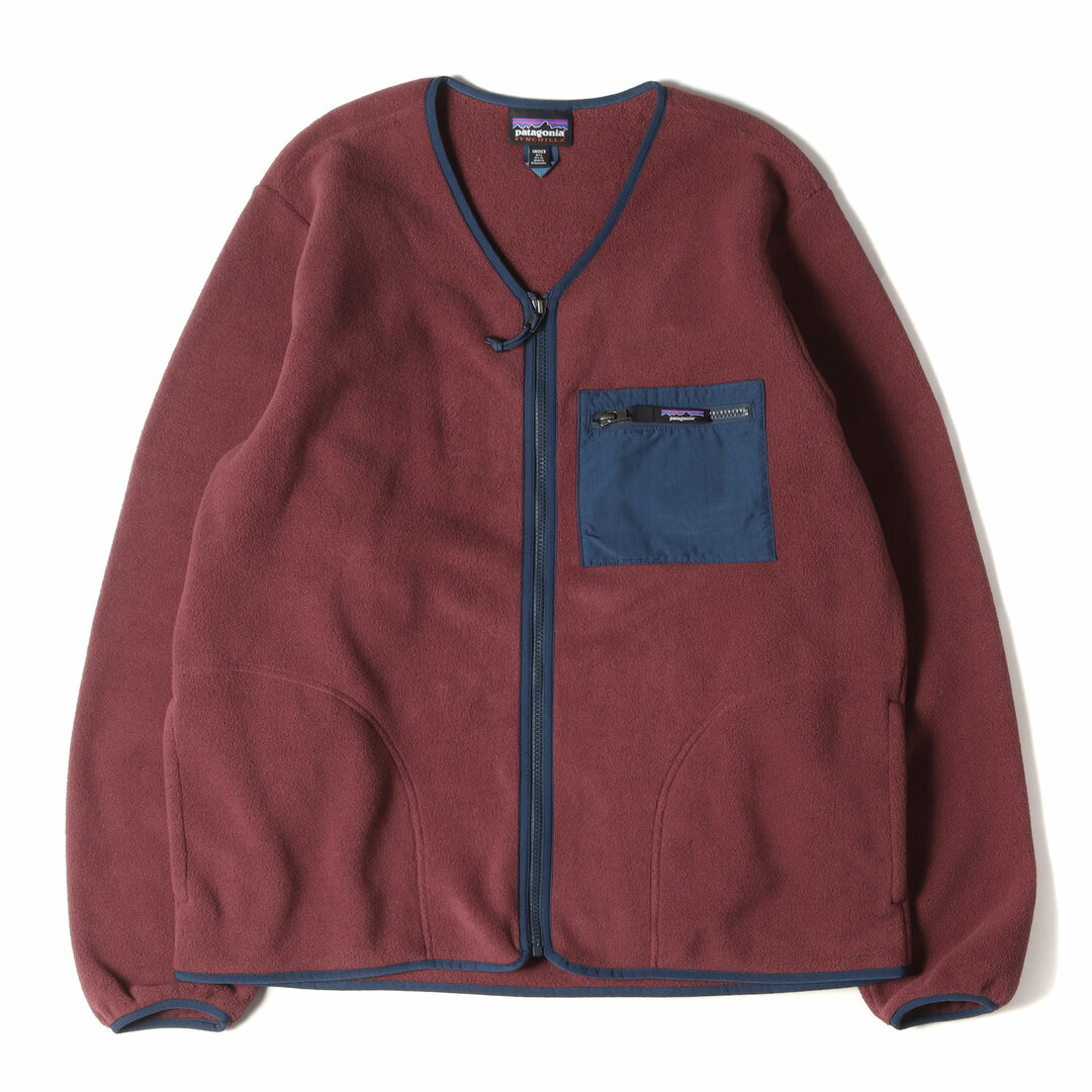 美品 Patagonia パタゴニア サイズ:L 22AW シンチラ フリース ジップ カーディガン Synch Cardigan セコイアレッド(SEQR) トップス アウトドア ブランド【メンズ】メンズ