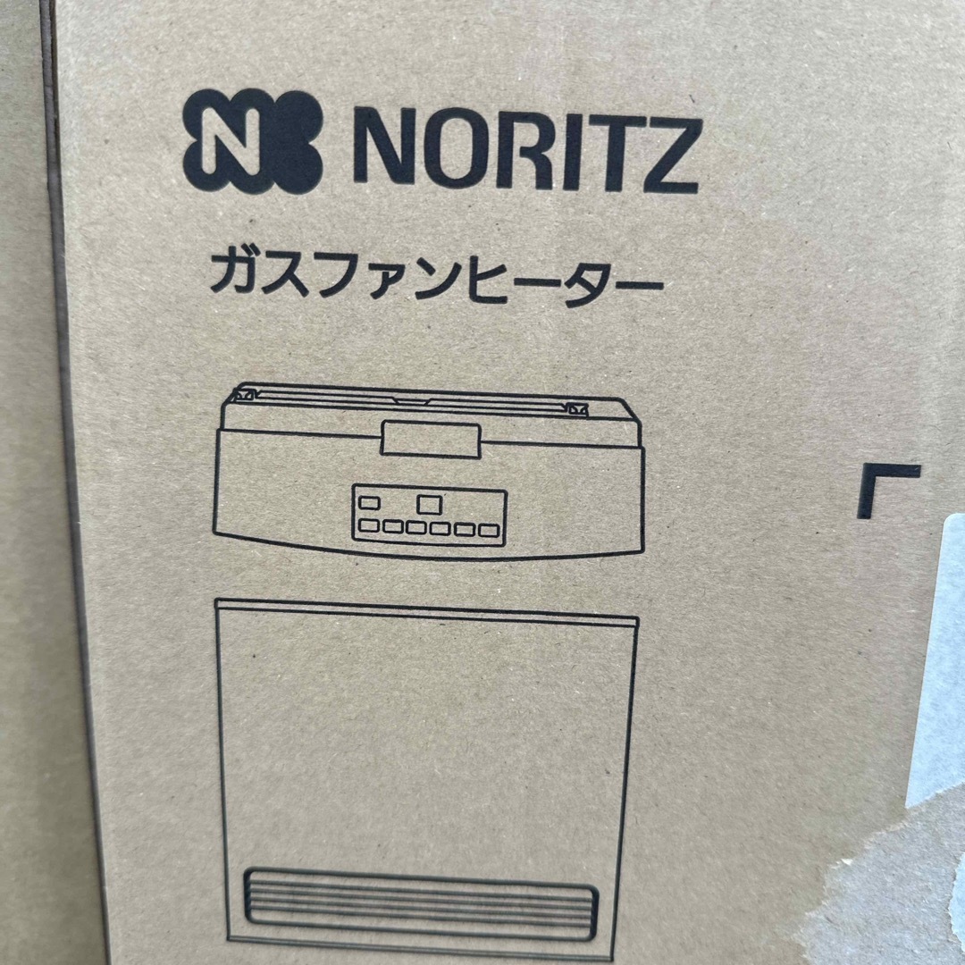 NORITZ(ノーリツ)のノーリツ ガスファンヒーター --号 3.85kw:GFH-4007S LPG  スマホ/家電/カメラの冷暖房/空調(ファンヒーター)の商品写真