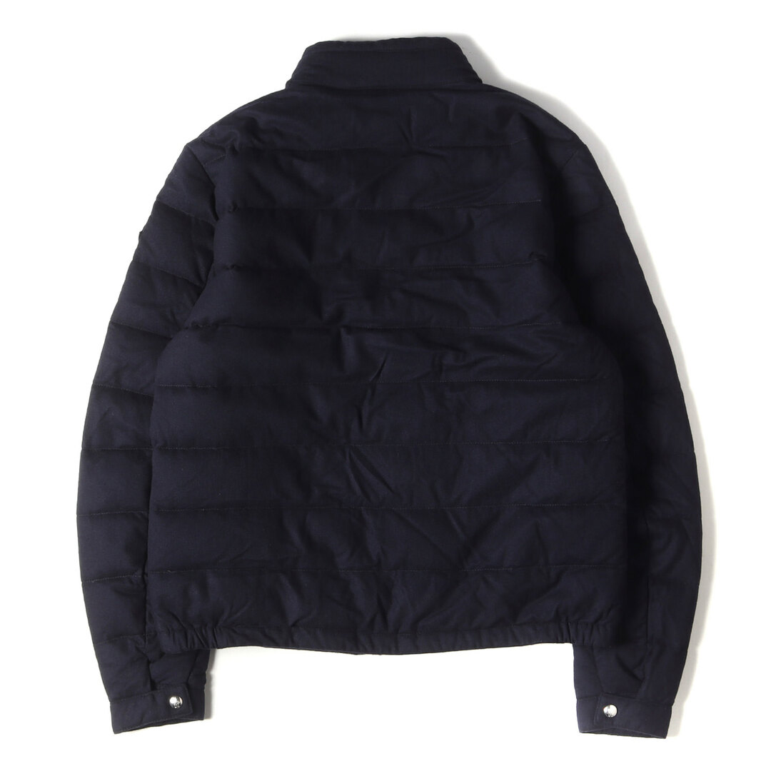 MONCLER(モンクレール)の美品 MONCLER モンクレール ダウン ジャケット サイズ:3 23SS カシミア ウール ナイロン ハイネック ダウンジャケット ACORUS I10911A00064 アウター ブルゾン ネイビー 紺 【メンズ】【中古】 メンズのジャケット/アウター(ダウンジャケット)の商品写真