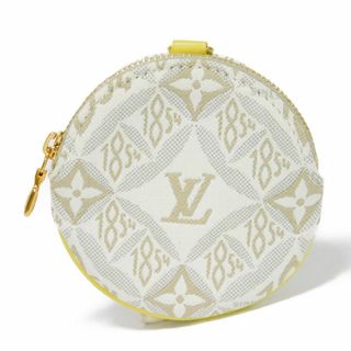 ルイヴィトン(LOUIS VUITTON)のLOUIS VUITTON ルイ・ヴィトン ポルトモネ ロン ラウンド エクリュー ジョーヌ イエロー RFID モノグラム ジャガード SINCE 1854 コインケース M81173(コインケース)